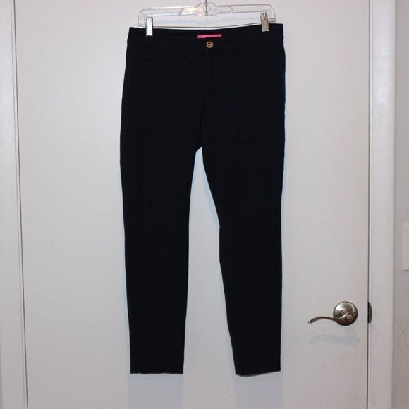Lilly Pulitzer Dark Blue Low-Rise Skinny Jeans   Women's Size 6 - Picture 4 of 15